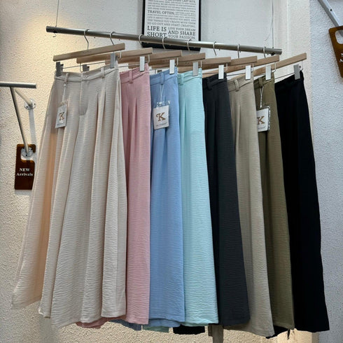 KELTIS Casual Flare Trousers